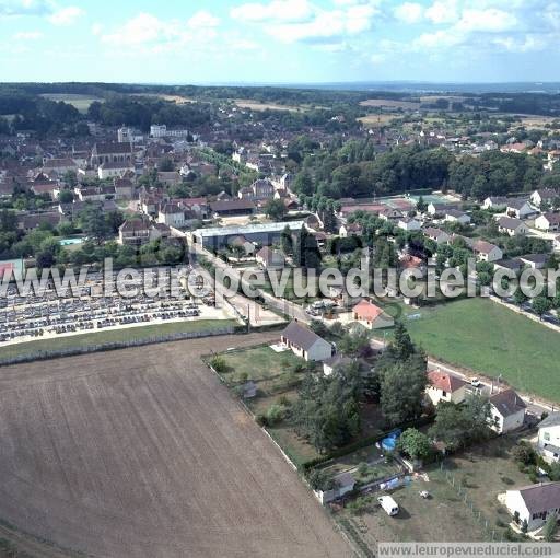 Photo aérienne de Seignelay