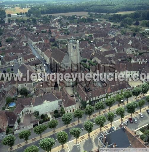 Photo aérienne de Seignelay