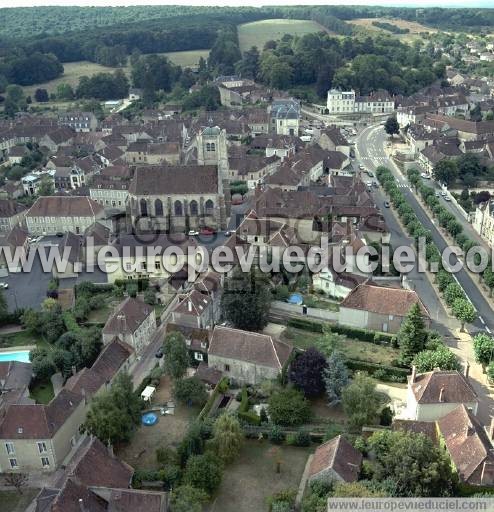 Photo aérienne de Seignelay