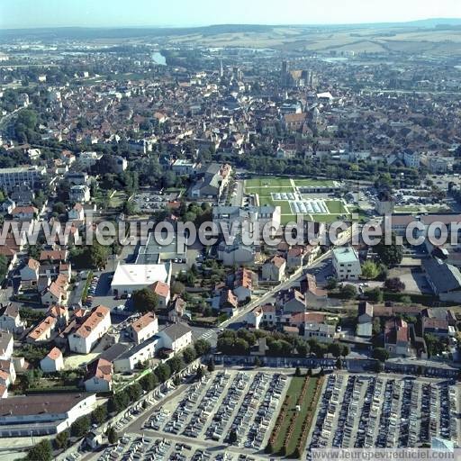 Photo aérienne de Auxerre