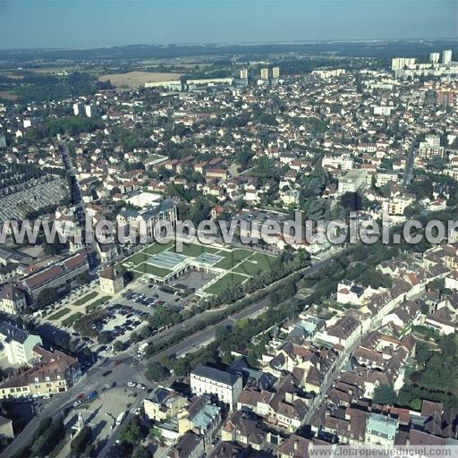 Photo aérienne de Auxerre