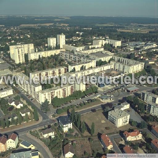 Photo aérienne de Auxerre