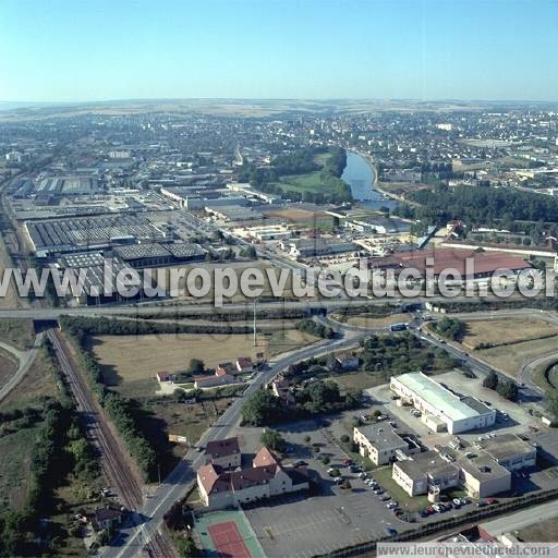 Photo aérienne de Auxerre