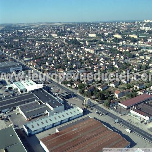 Photo aérienne de Auxerre