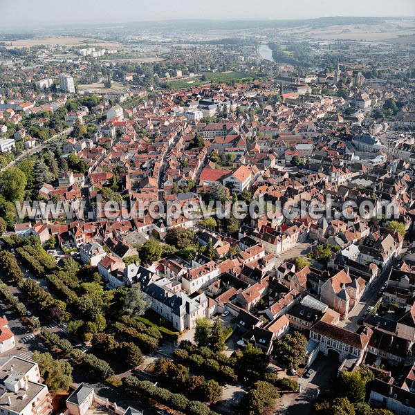 Photo aérienne de Auxerre