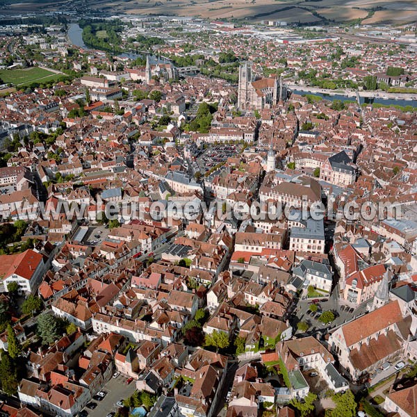 Photo aérienne de Auxerre