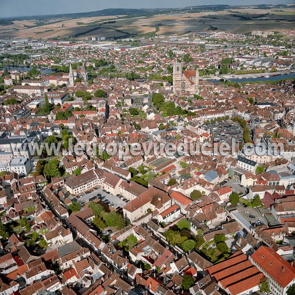 Photo aérienne de Auxerre