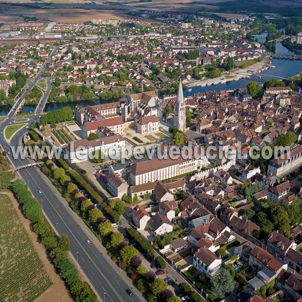 Photo aérienne de Auxerre