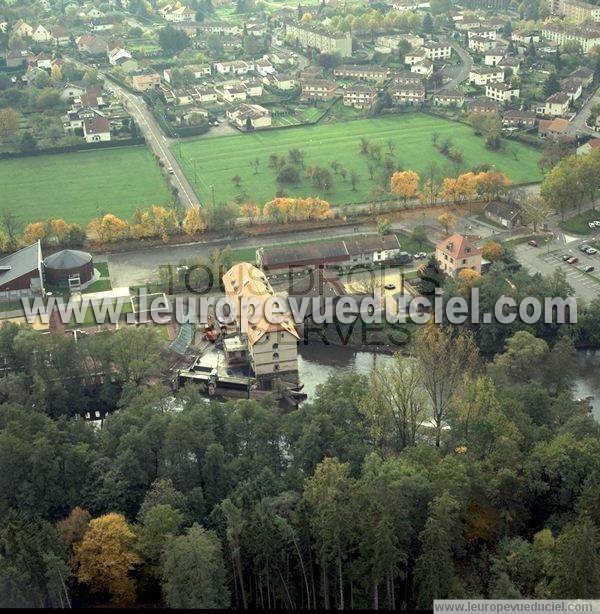 Photo aérienne de Sarreguemines