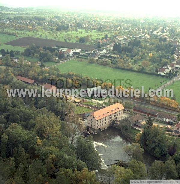 Photo aérienne de Sarreguemines