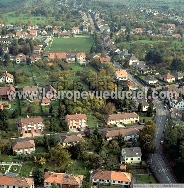 Photo aérienne de Sarreguemines