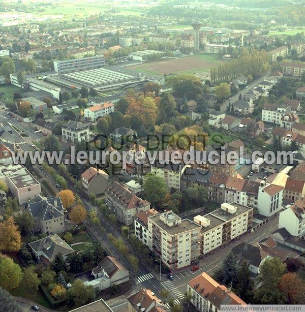 Photo aérienne de Sarreguemines