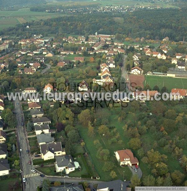 Photo aérienne de Sarreguemines