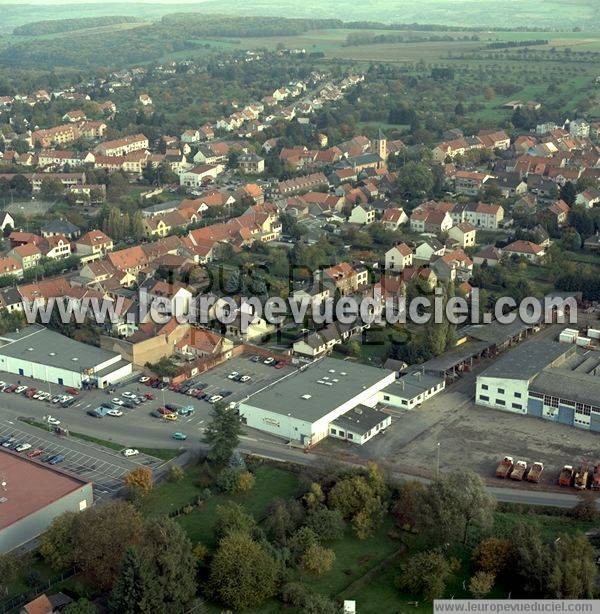 Photo aérienne de Sarreguemines