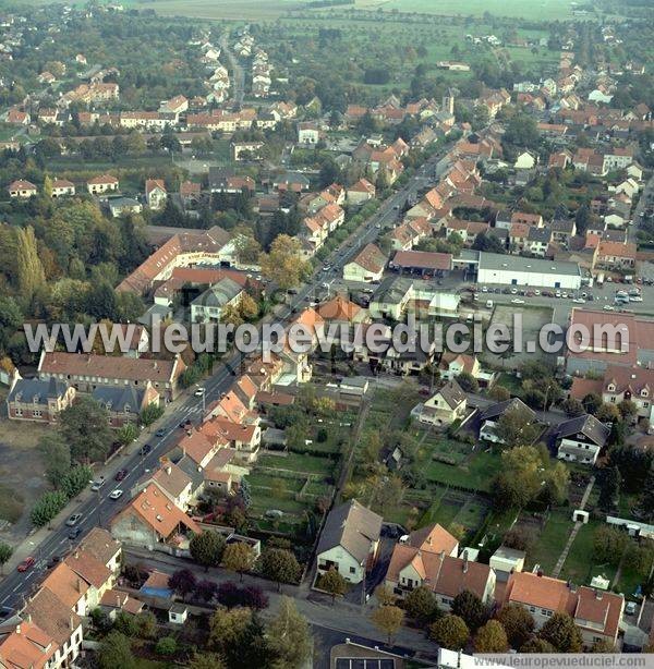 Photo aérienne de Sarreguemines