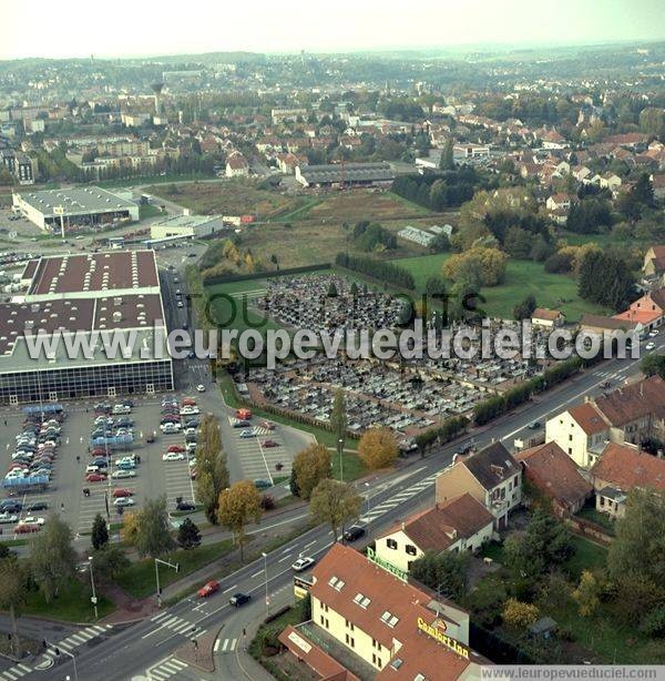 Photo aérienne de Sarreguemines