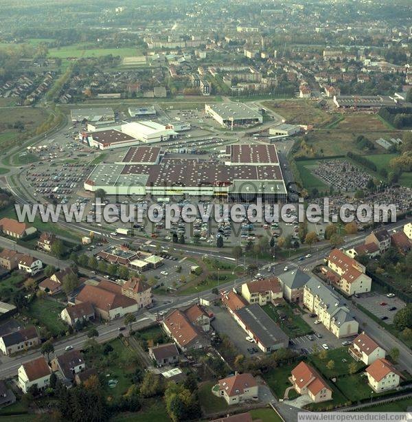 Photo aérienne de Sarreguemines