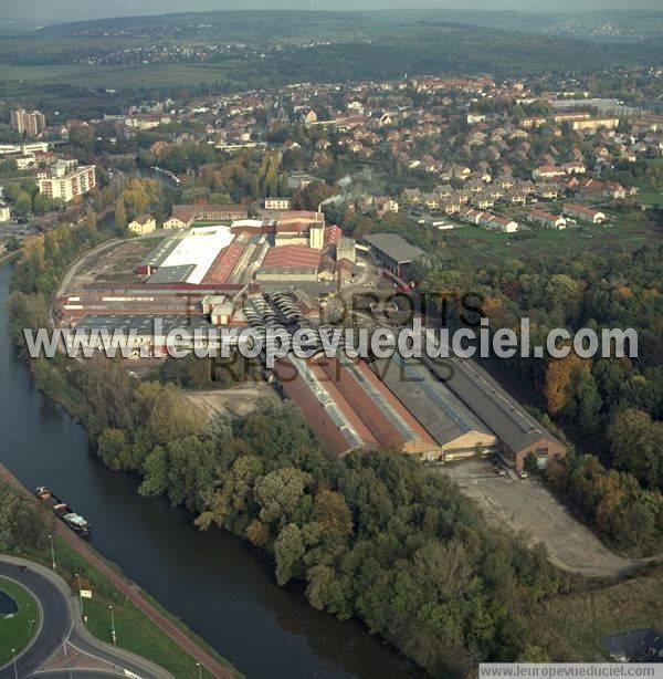 Photo aérienne de Sarreguemines