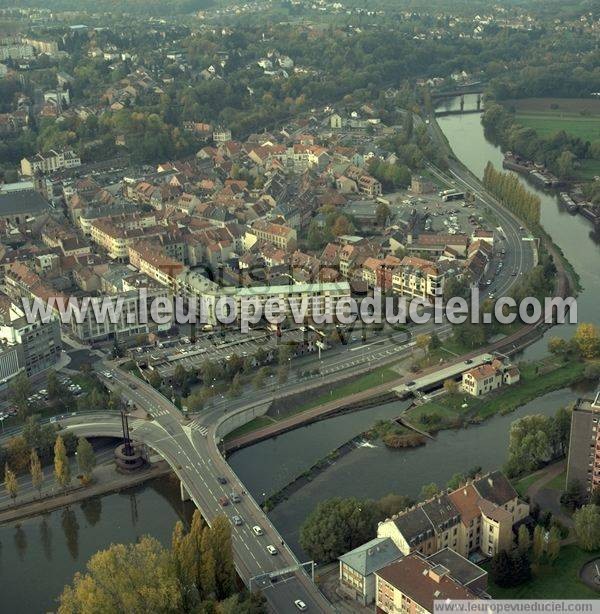 Photo aérienne de Sarreguemines