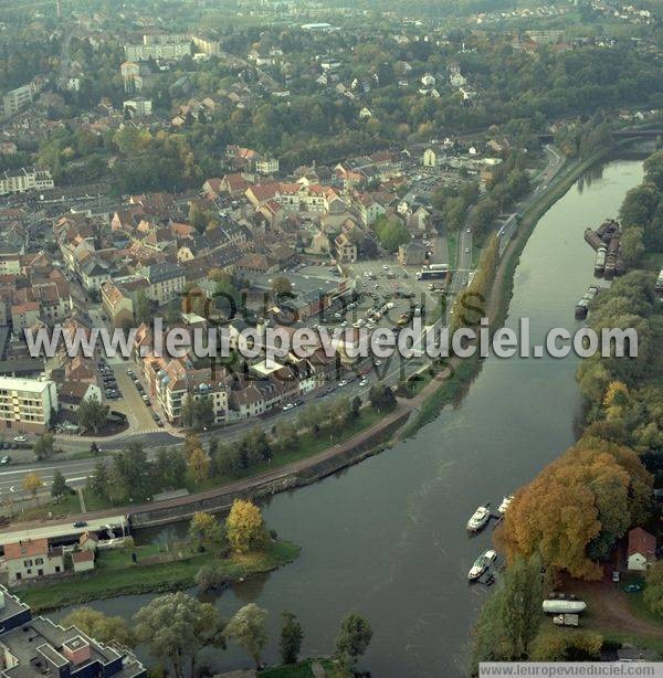 Photo aérienne de Sarreguemines