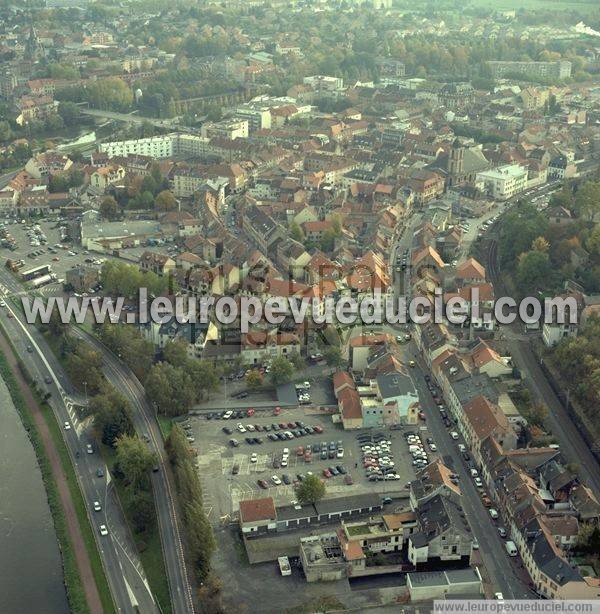 Photo aérienne de Sarreguemines