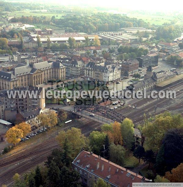 Photo aérienne de Sarreguemines