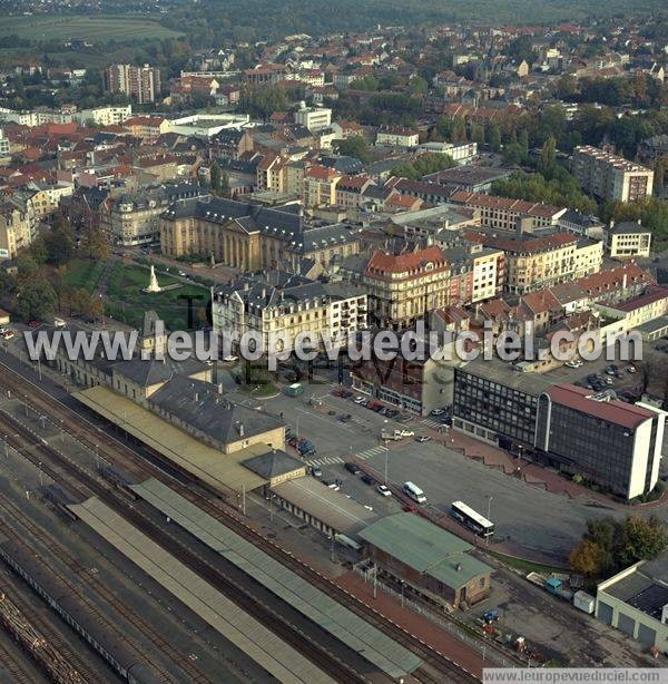 Photo aérienne de Sarreguemines