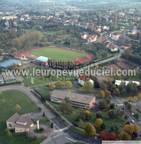 Photo aérienne de Sarreguemines