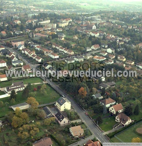 Photo aérienne de Sarreguemines