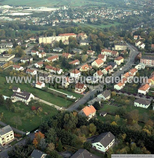 Photo aérienne de Sarreguemines