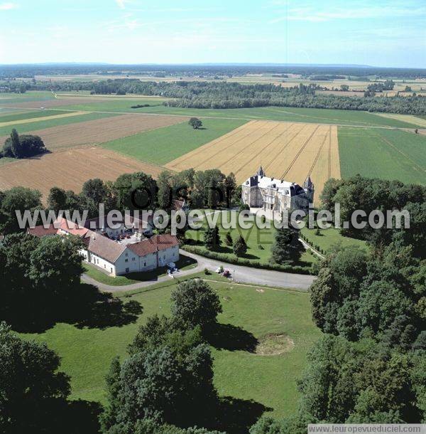 Photo aérienne de Chamblay