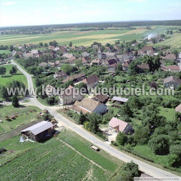 Photo aérienne de Chissey-sur-Loue