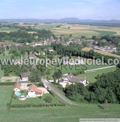 Photo aérienne de Montbarrey