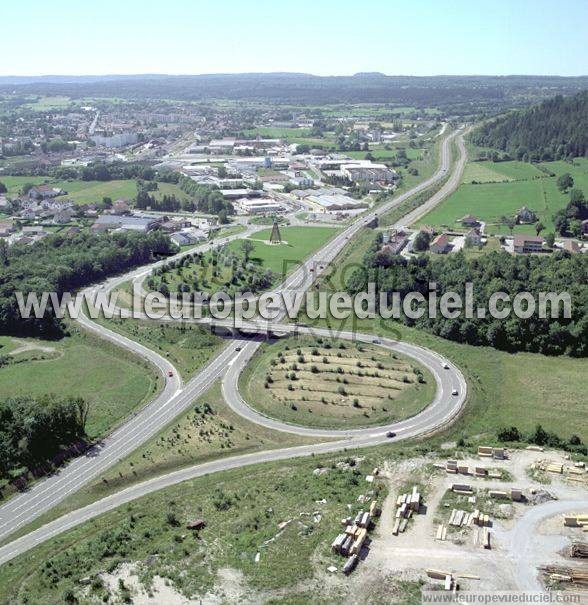 Photo aérienne de Champagnole