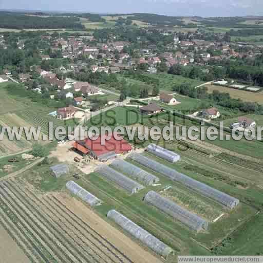 Photo aérienne de Foucherans