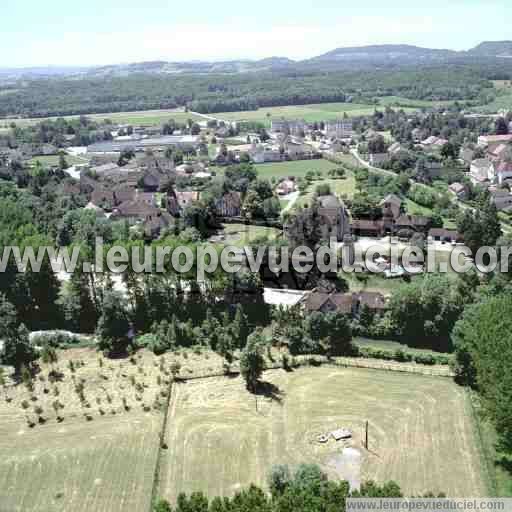 Photo aérienne de Domblans