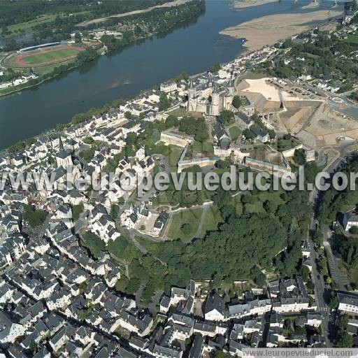 Photo aérienne de Saumur