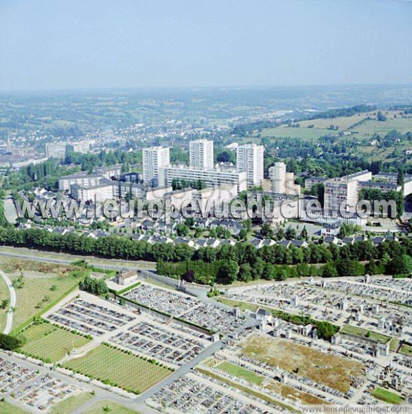 Photo aérienne de Lisieux