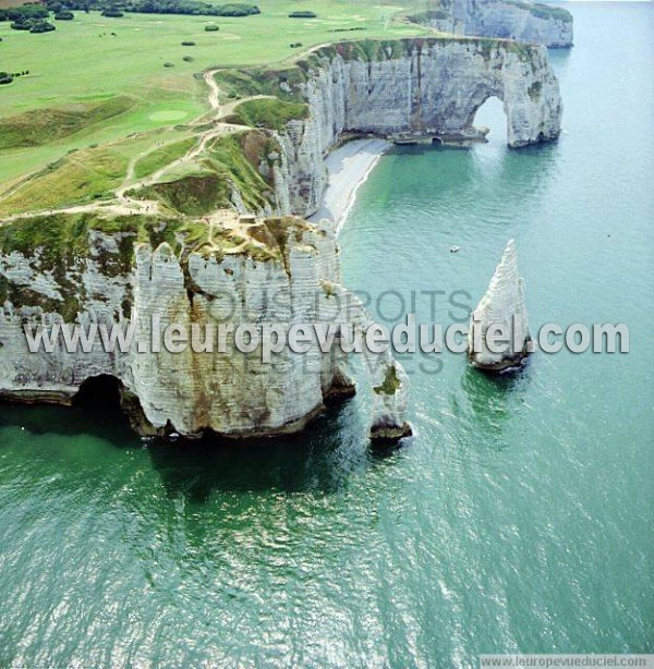 Photo aérienne de tretat