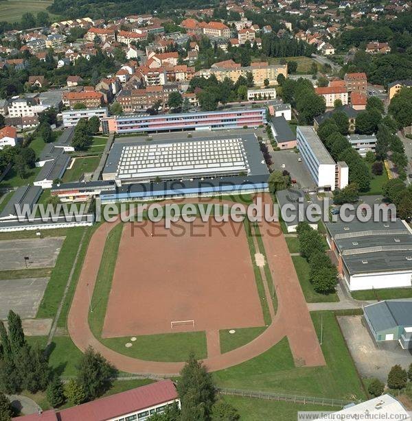 Photo aérienne de Sarreguemines