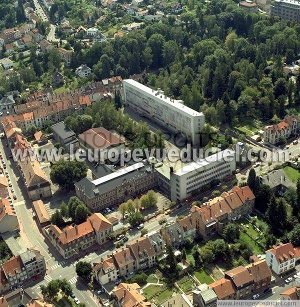 Photo aérienne de Sarreguemines