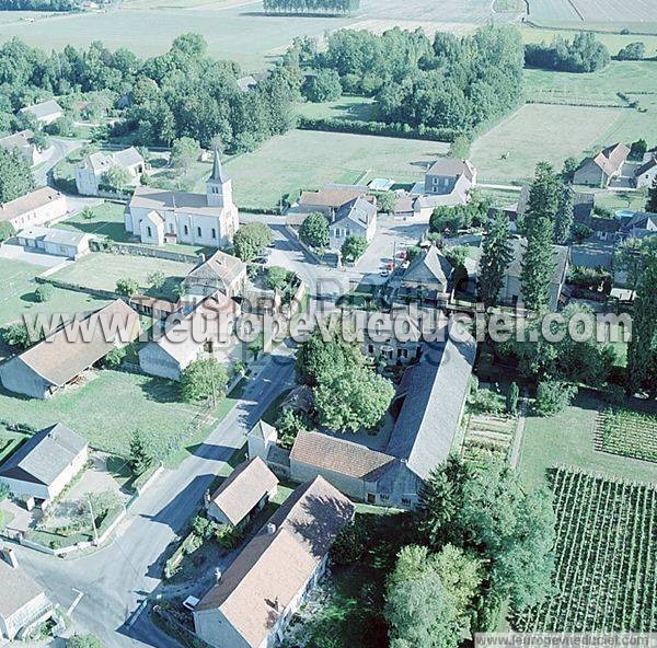 Photo a&eacute;rienne de Meursanges