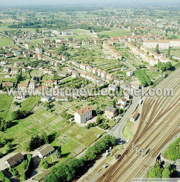 Photo aérienne de Paray-le-Monial