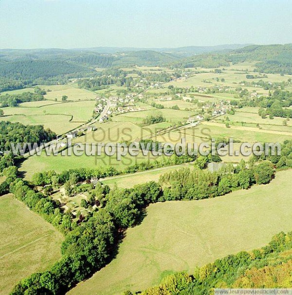 Photo aérienne de La Celle-en-Morvan