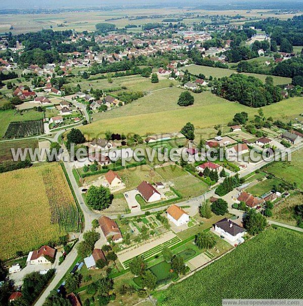 Photo aérienne de Pierre-de-Bresse