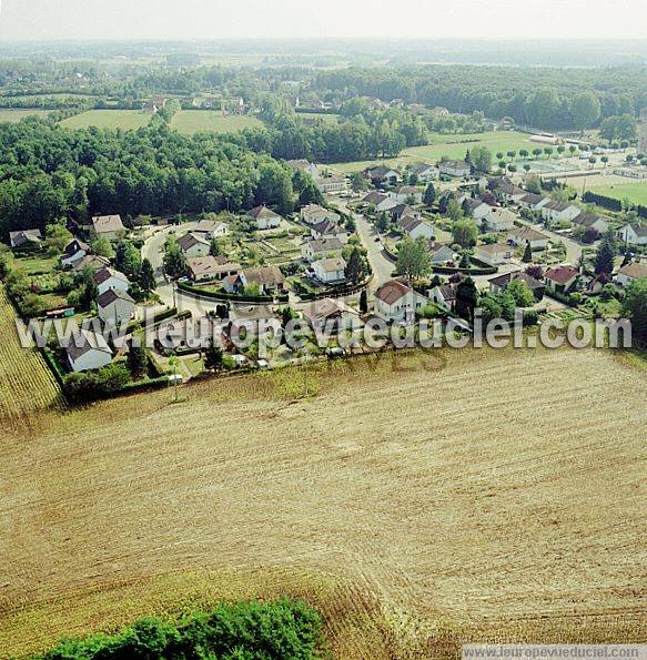 Photo aérienne de Pierre-de-Bresse