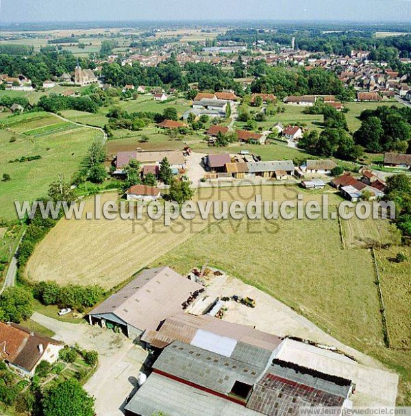 Photo aérienne de Pierre-de-Bresse