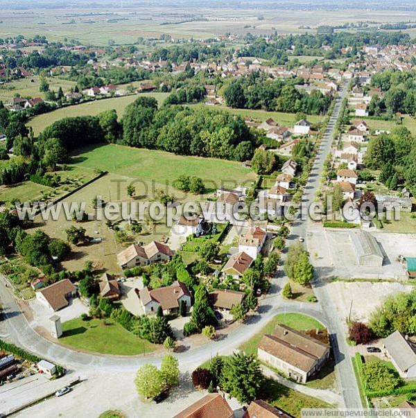 Photo aérienne de Pierre-de-Bresse