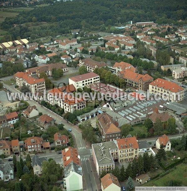 Photo aérienne de Sarreguemines