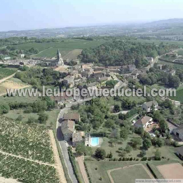 Photo aérienne de La Roche-Vineuse